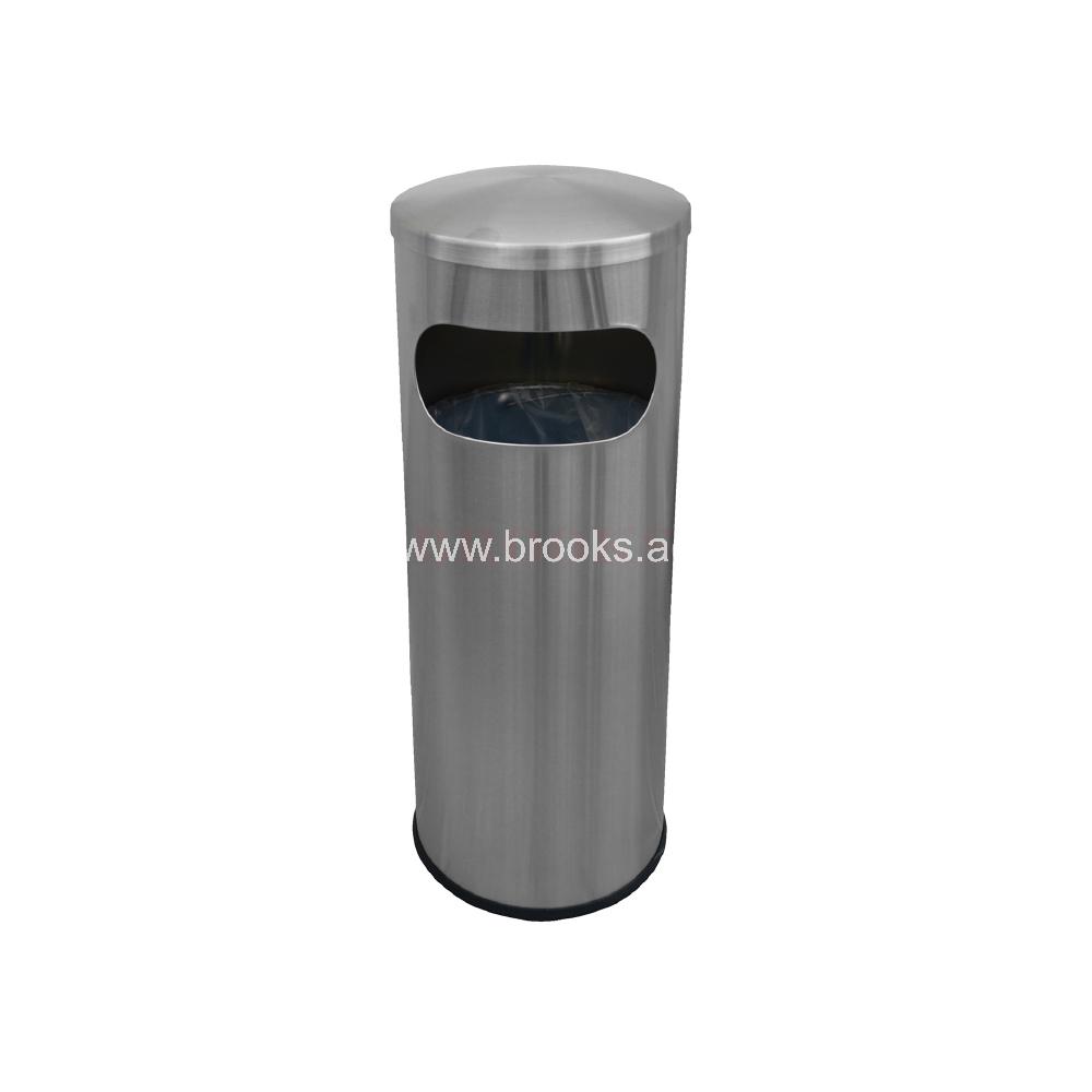 Brooks MORAAZ ID SS Open Bin 30 Ltr. Silver