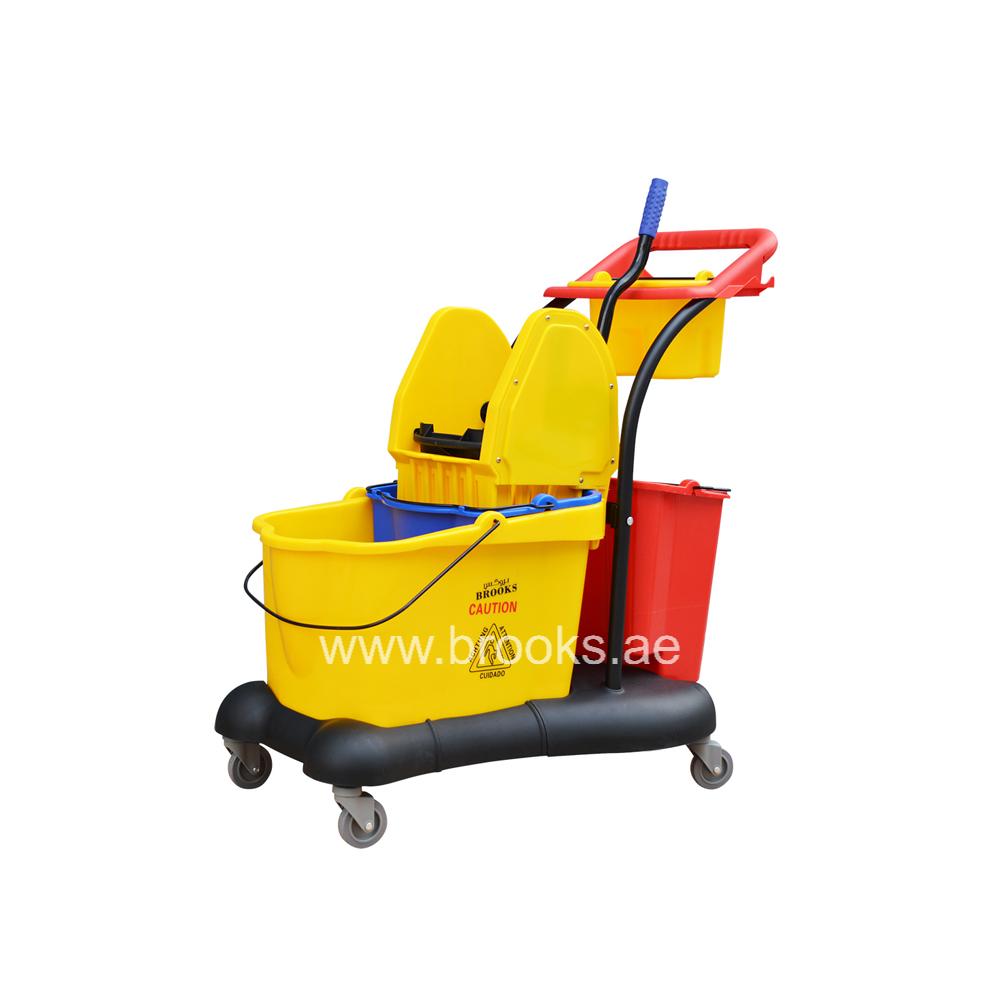 BROOKS MOP Wringer 2 Bucket Multi 81 Ltr.