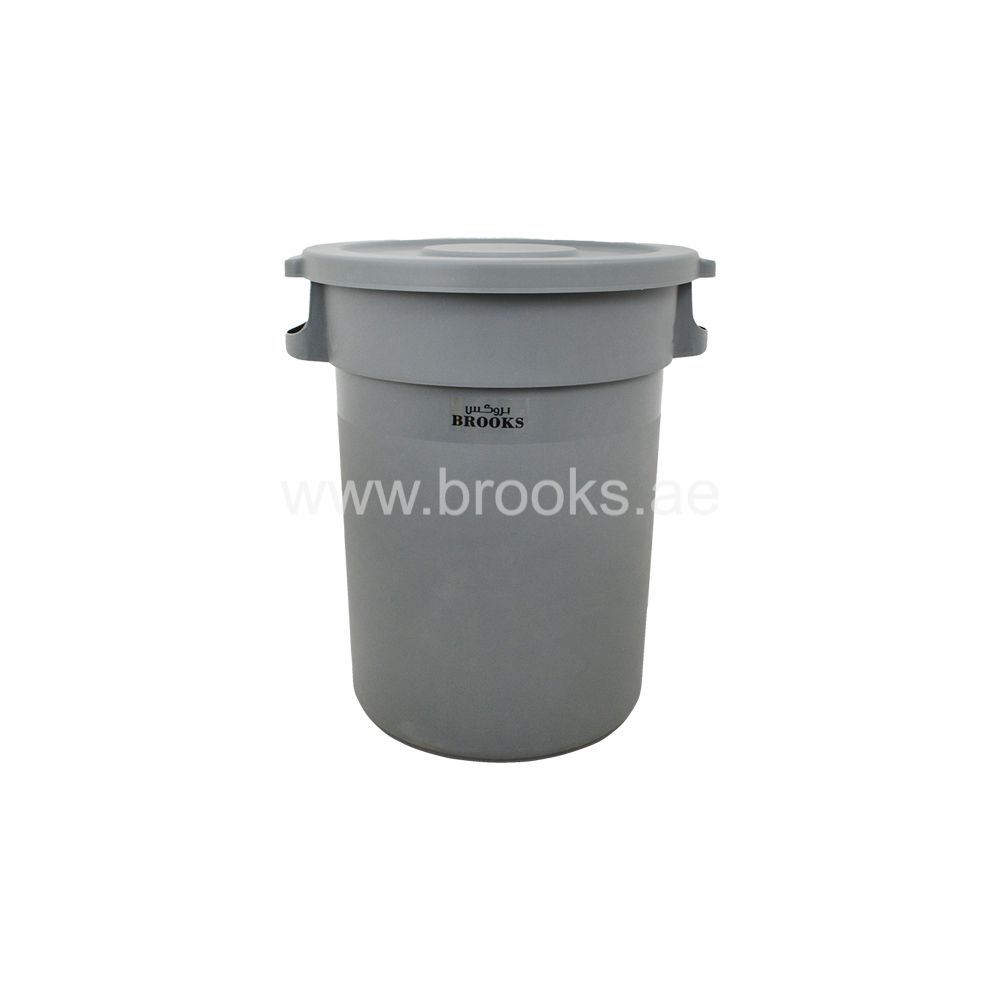 Brooks Plastic Drum with lid 80Ltr.