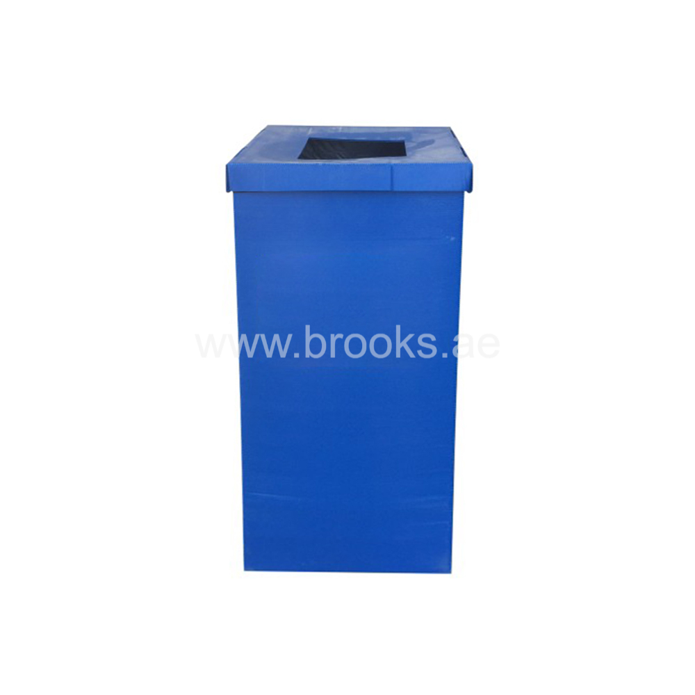 Brooks Corrugated bin blue