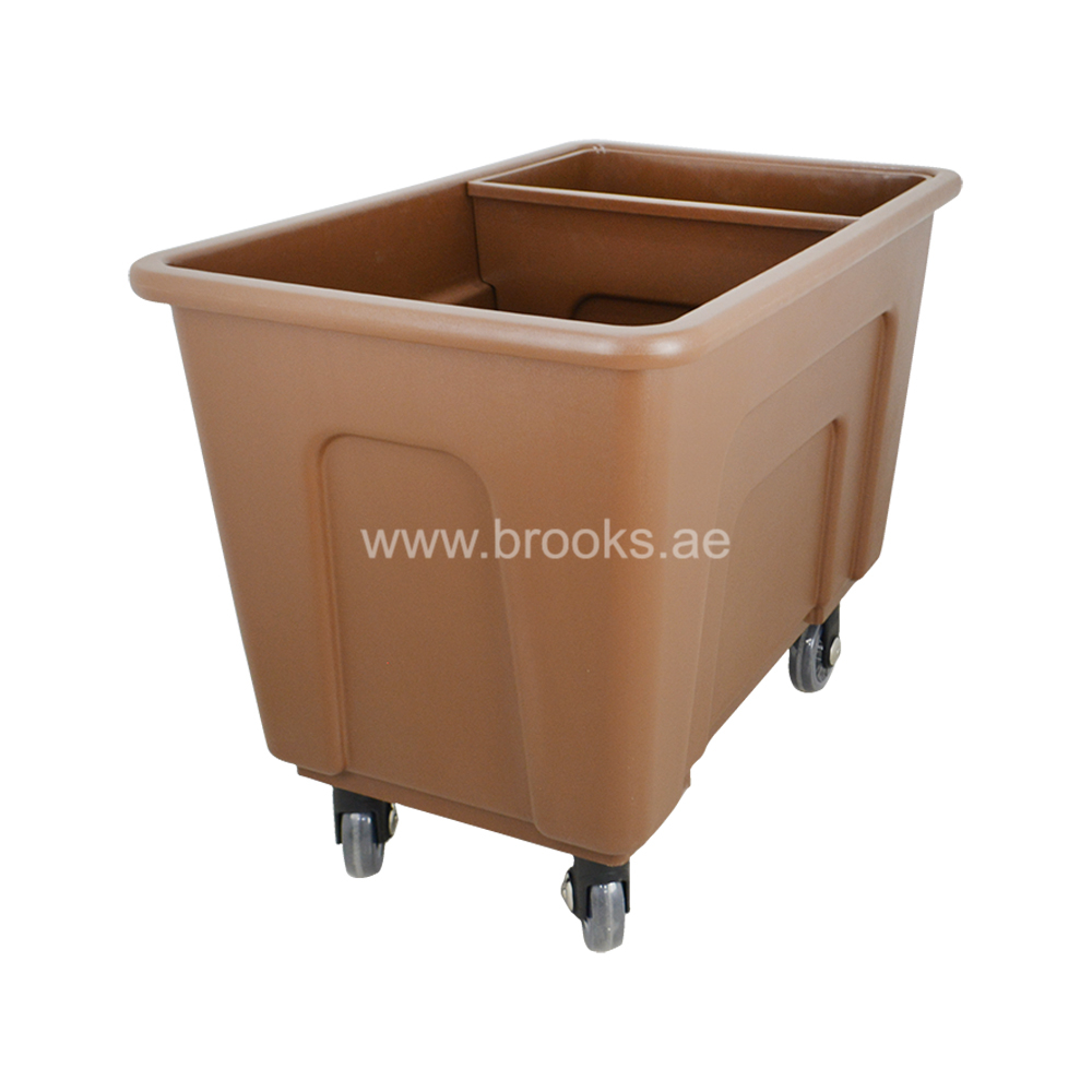 Brooks Service Cart with Removable Inner Bin Partition