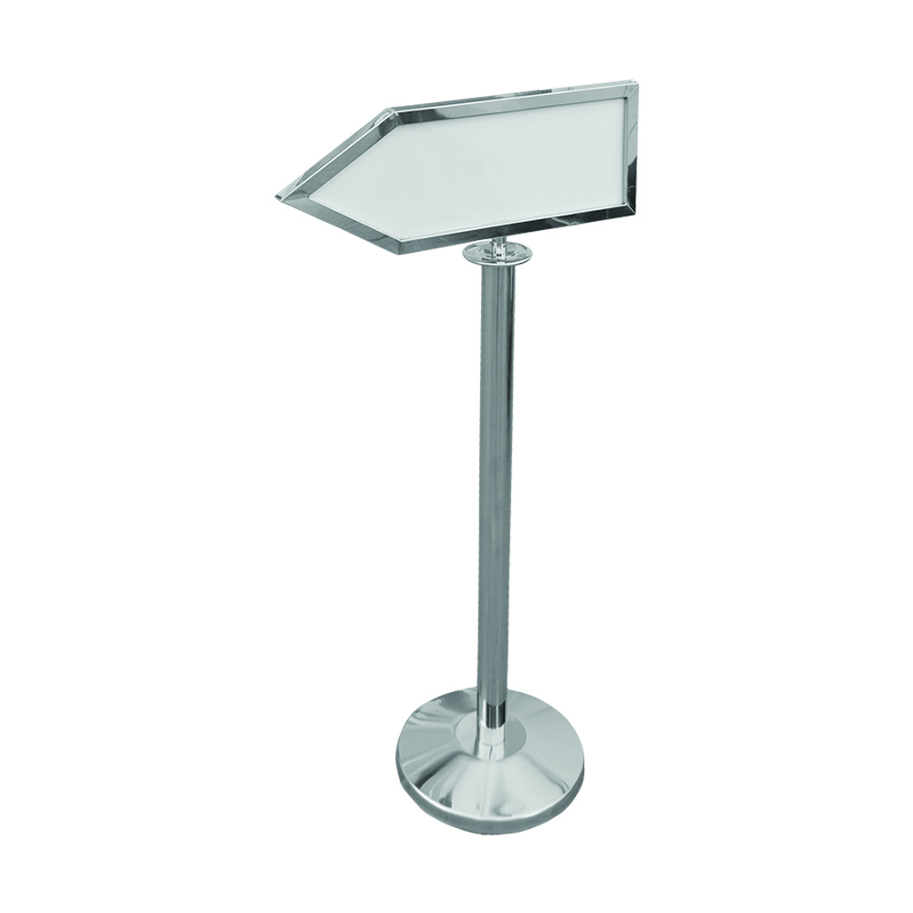 Brooks Display Stand Sign Arrow Silver