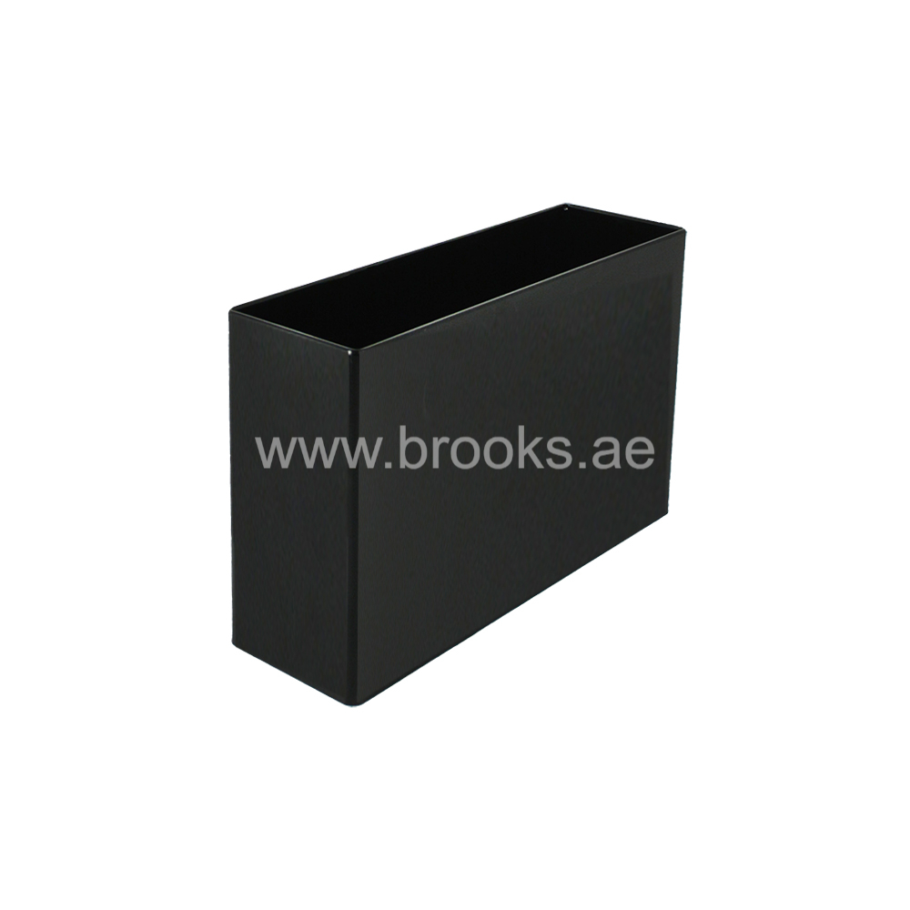 Brooks Acrylic open bin Black