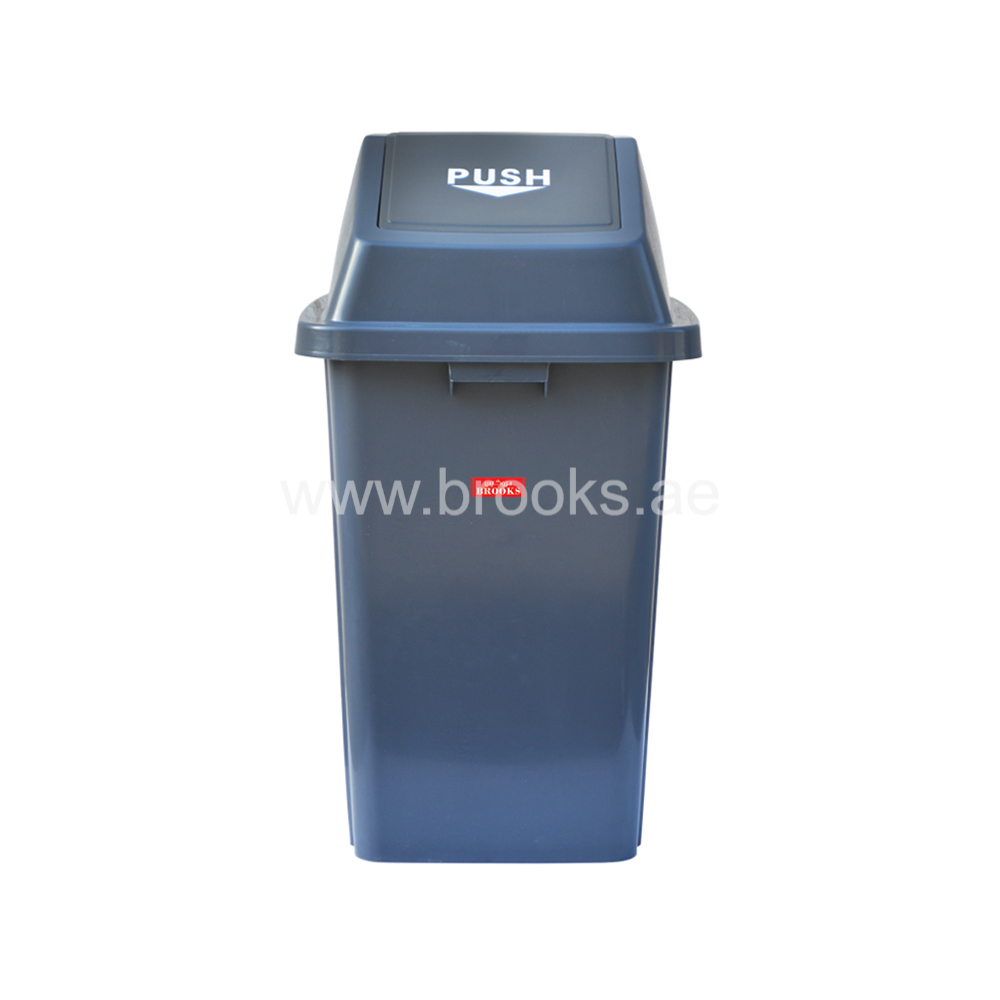 Brooks Plastic Recycle Push Bin 100Ltr.