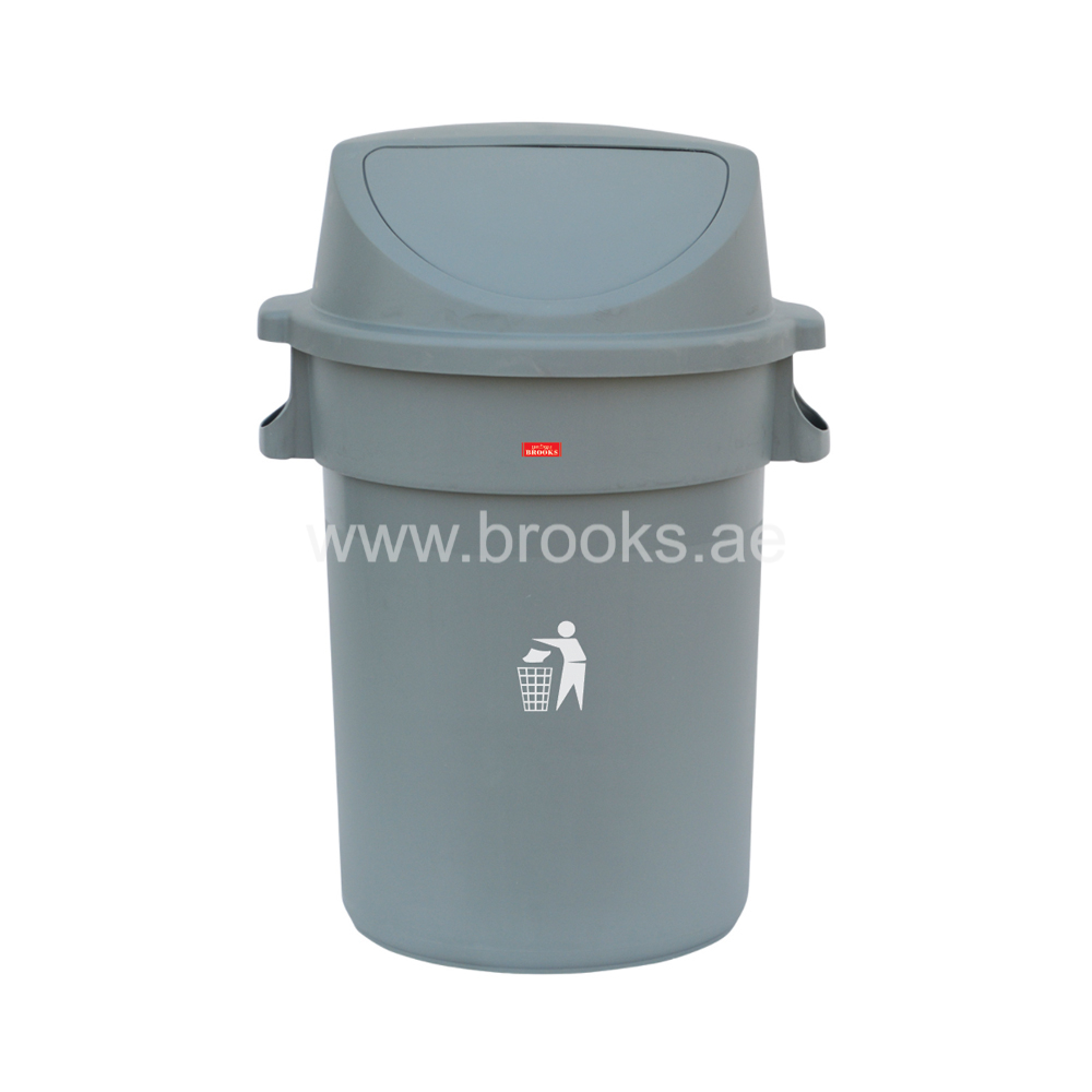 Brooks Push Plastic Waste Drum 120Ltr.