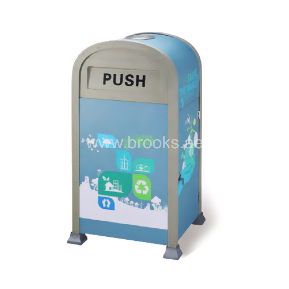 Brooks SS Outdoor Recycle Bin