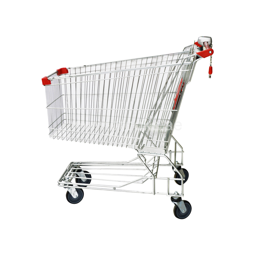 Brooks Metal Shopping Trolley with lock 180Ltr.