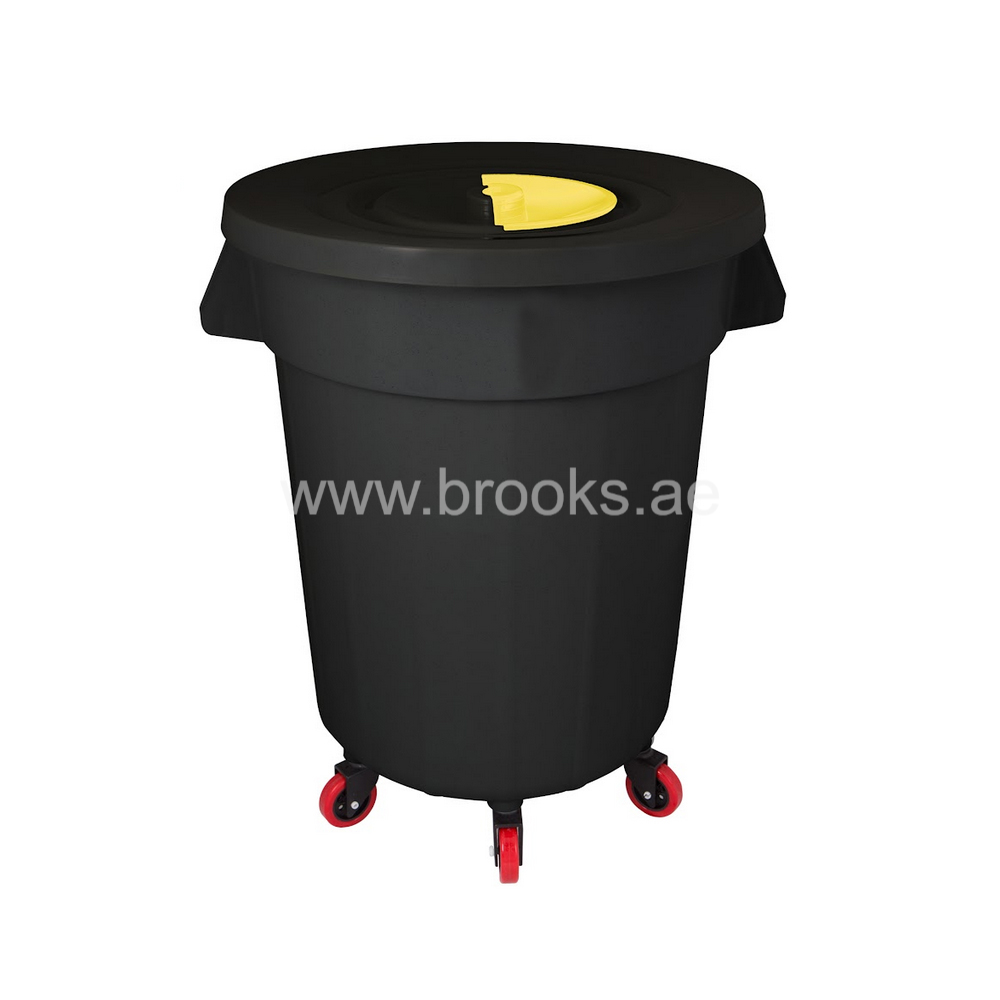 Brooks GRACE plastic drum 120Ltr. with wheel