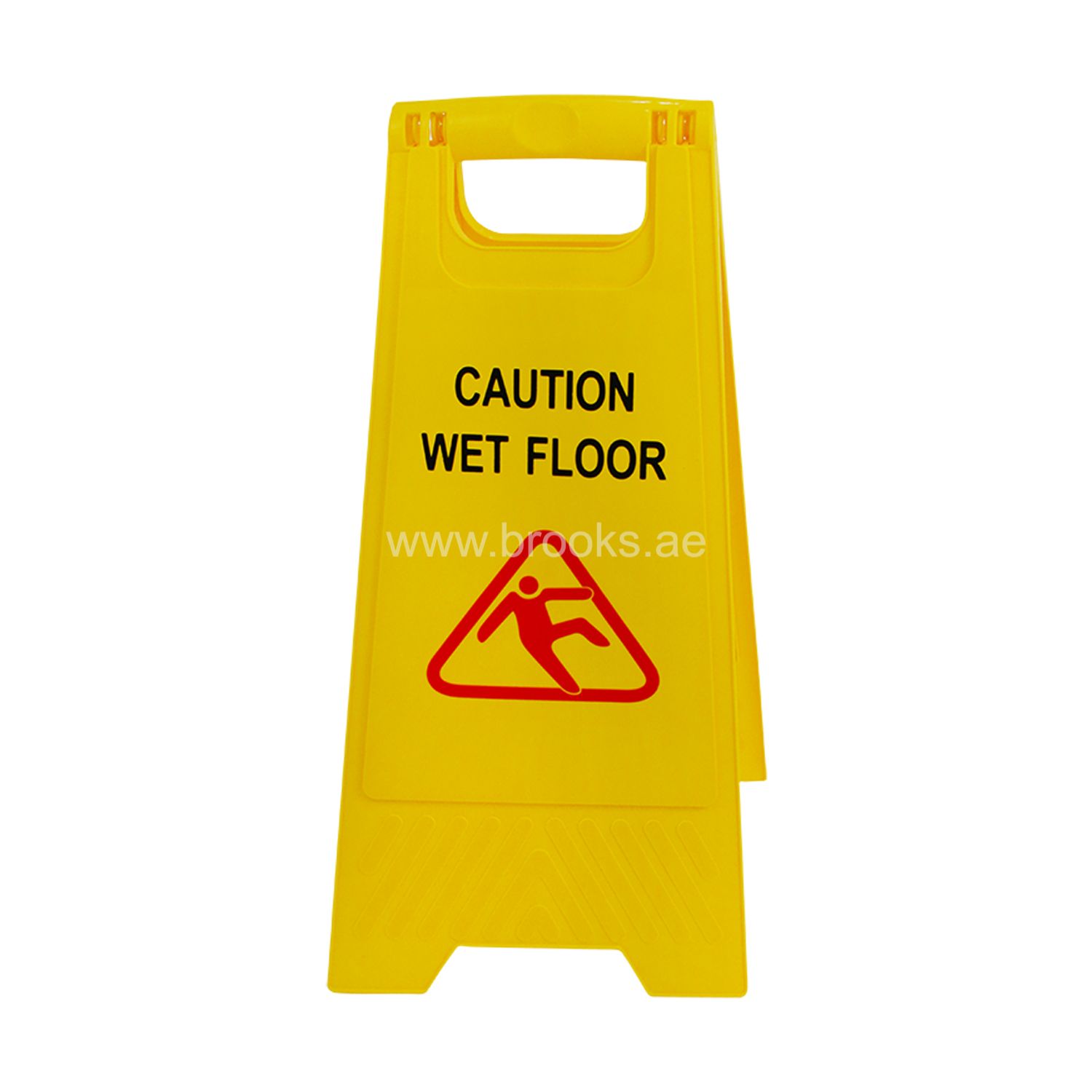 Brooks FLORAL Caution Board-Wet Floor