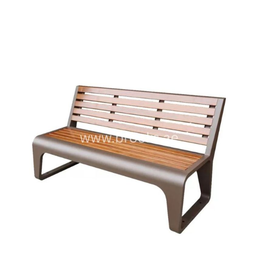 Brooks Garden Bench with  Brown Frame