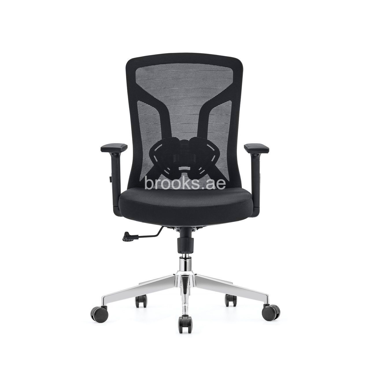 Neo Medium Back Chair with chrome legs - BROOKS BINS