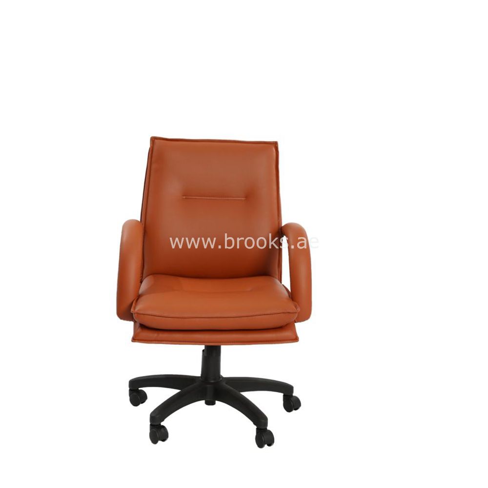Medium Back Chair with black coated leg