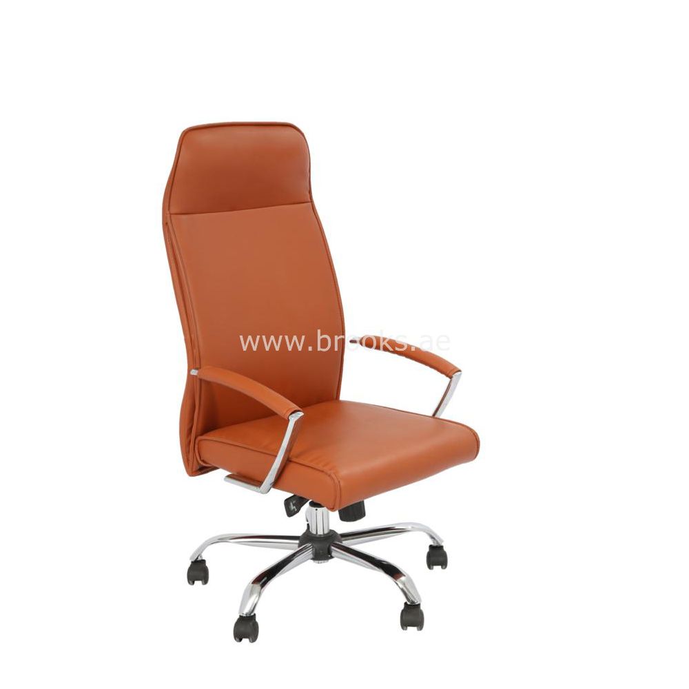 Soft Leather High Back Chair