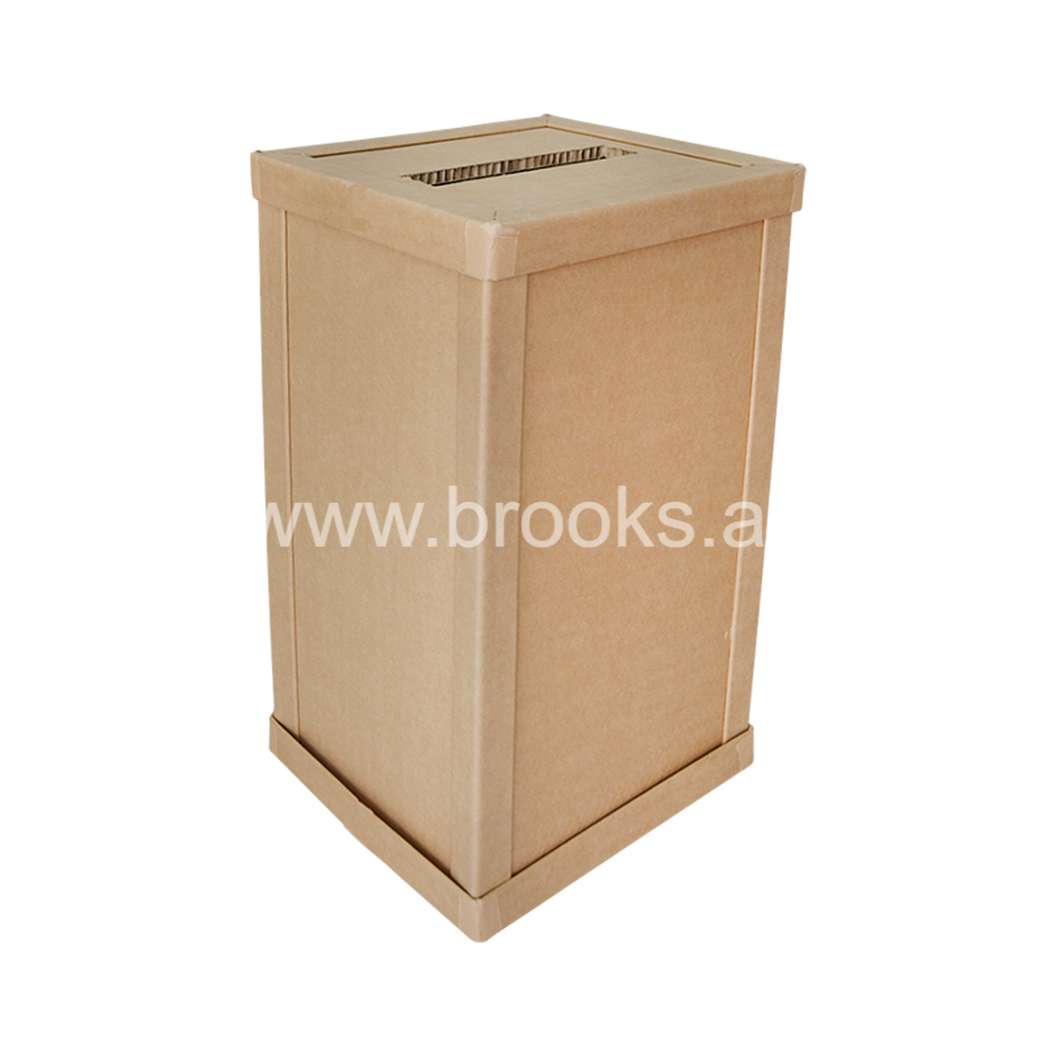 Brooks Corrugated Recycle bin with paper Lid 90Ltr.