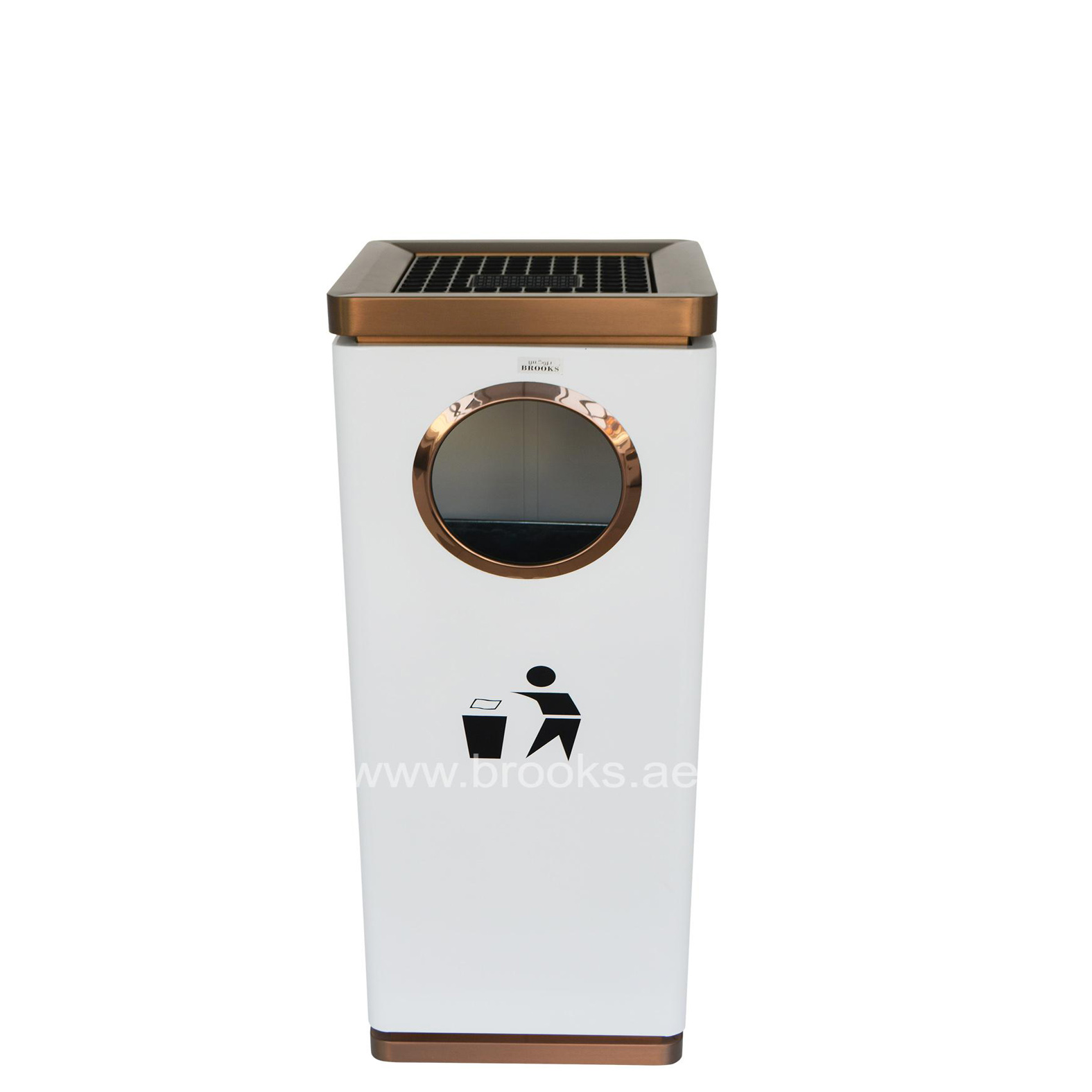 Brooks Elvira Square Ashtray Bin