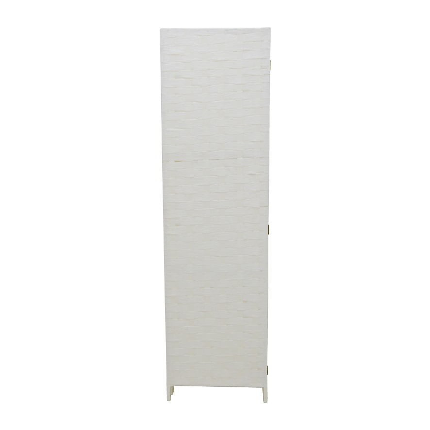 Foldable Room Divider/Partition 4 Panel White 