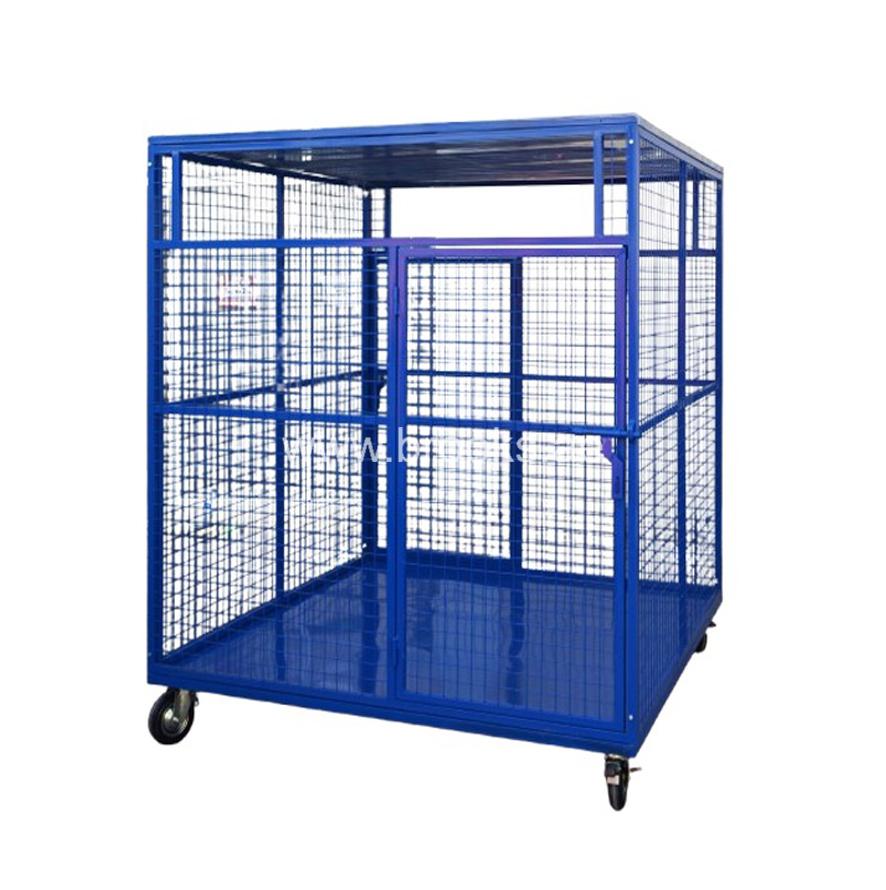 Heavy Duty Metal Recycling Cage with Wheel