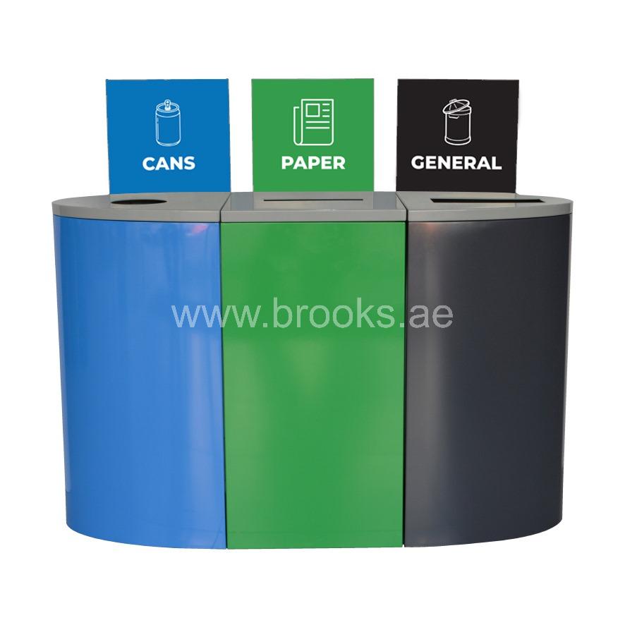Brooks Adiloz GS 3Stream Recycle Bin 200Ltr