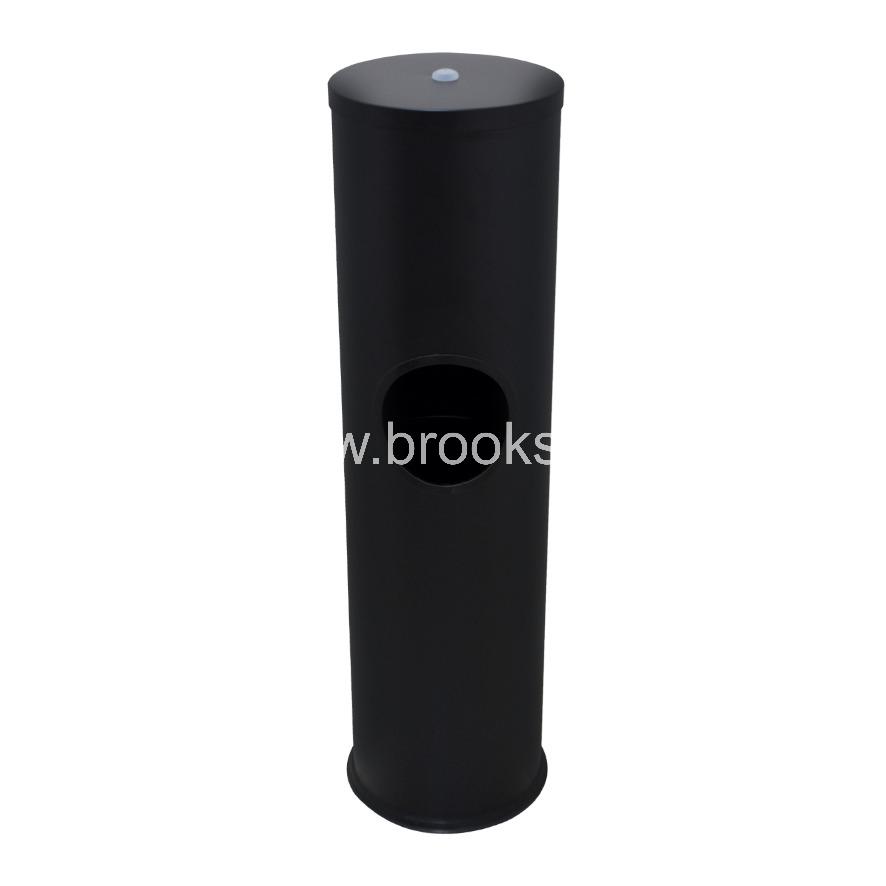 Brooks Wet Tissue Dispenser Bin SS Black 