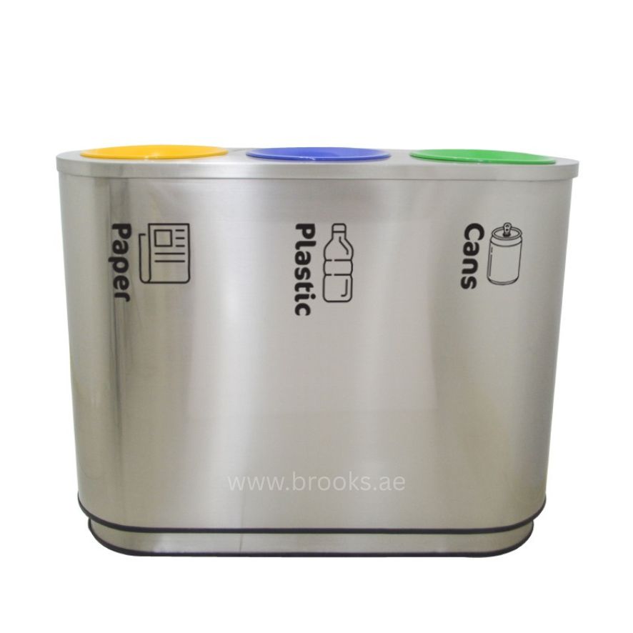 Brooks Klaxon 3 Stream FPR Recycle Bin 120Ltr