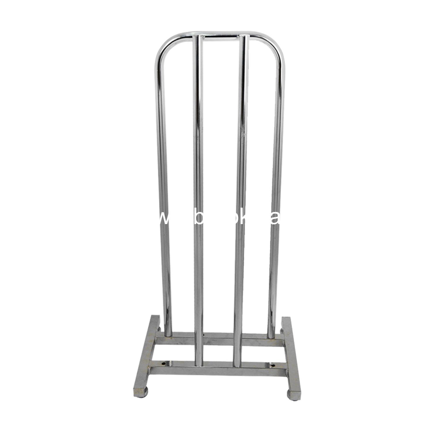 Hanger Stand Chrome Plated with Wheels