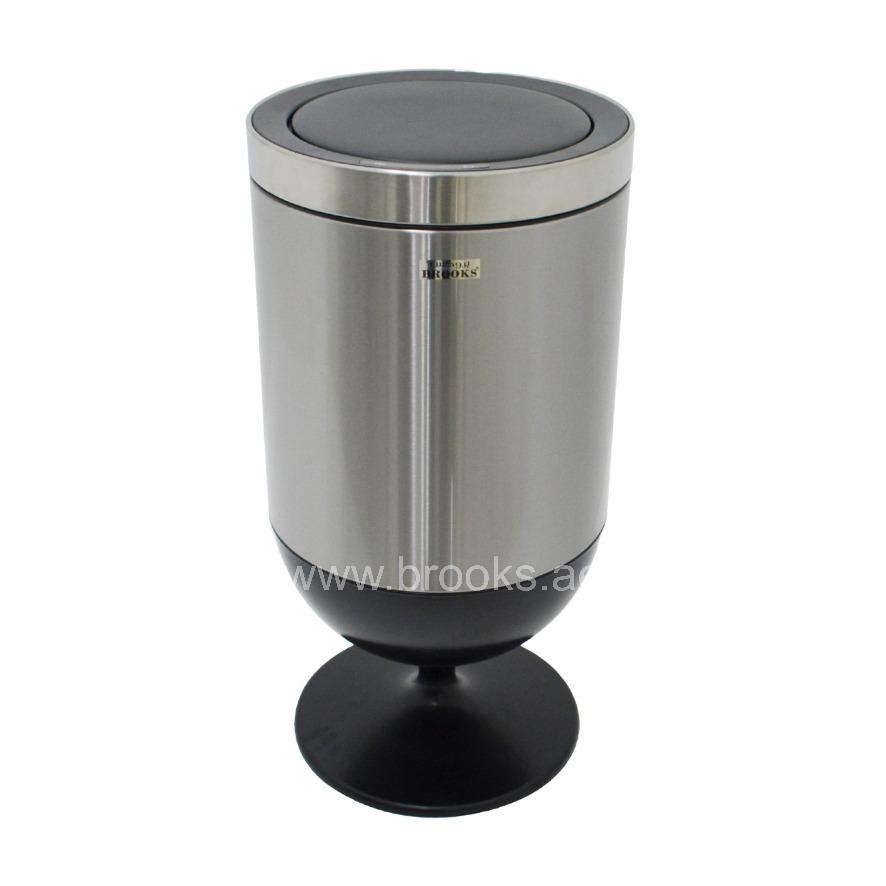 Brooks Dinot SS Round Sensor Bin Silver 20Ltr 