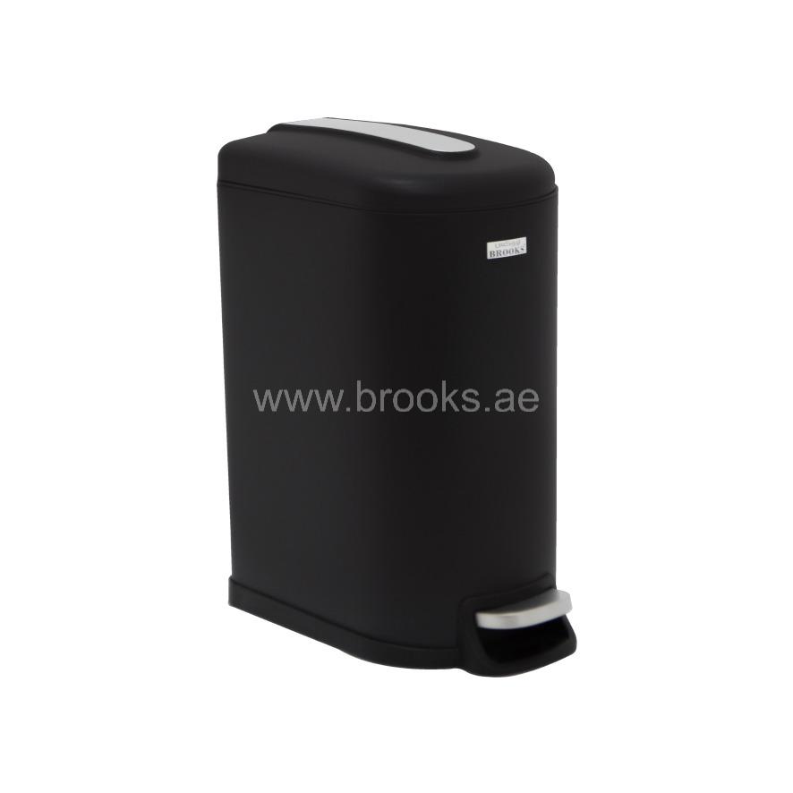 Brooks Nexio Pedal Bin Black 10Ltr