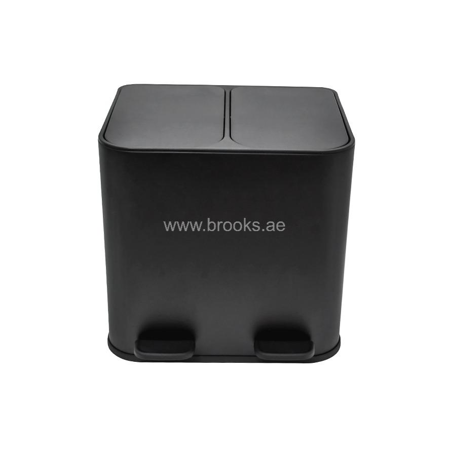 Brooks Grafy SS 2 Stream  Pedal Bin Black 10 ltr 