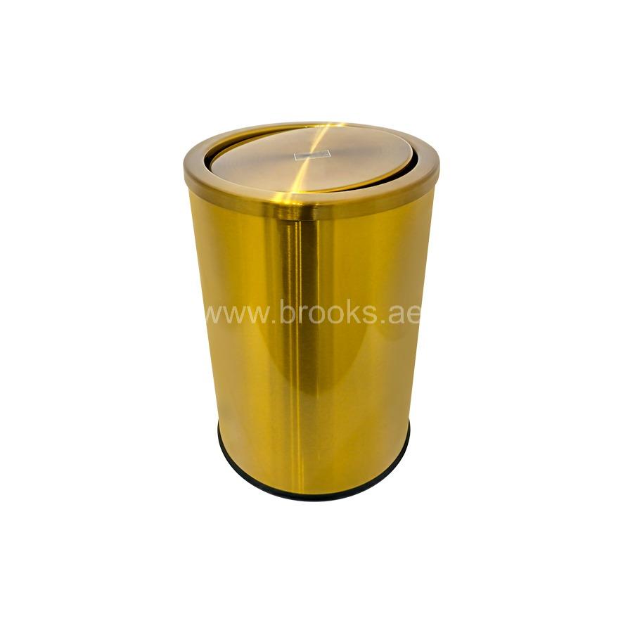 Brooks Dalo Golden SS Round Swing Bin 20Ltr