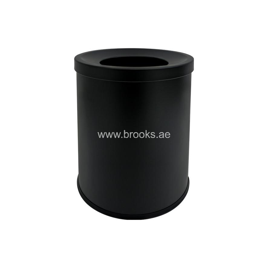 Brooks Neo Round Open Bin 15Ltr Full Black