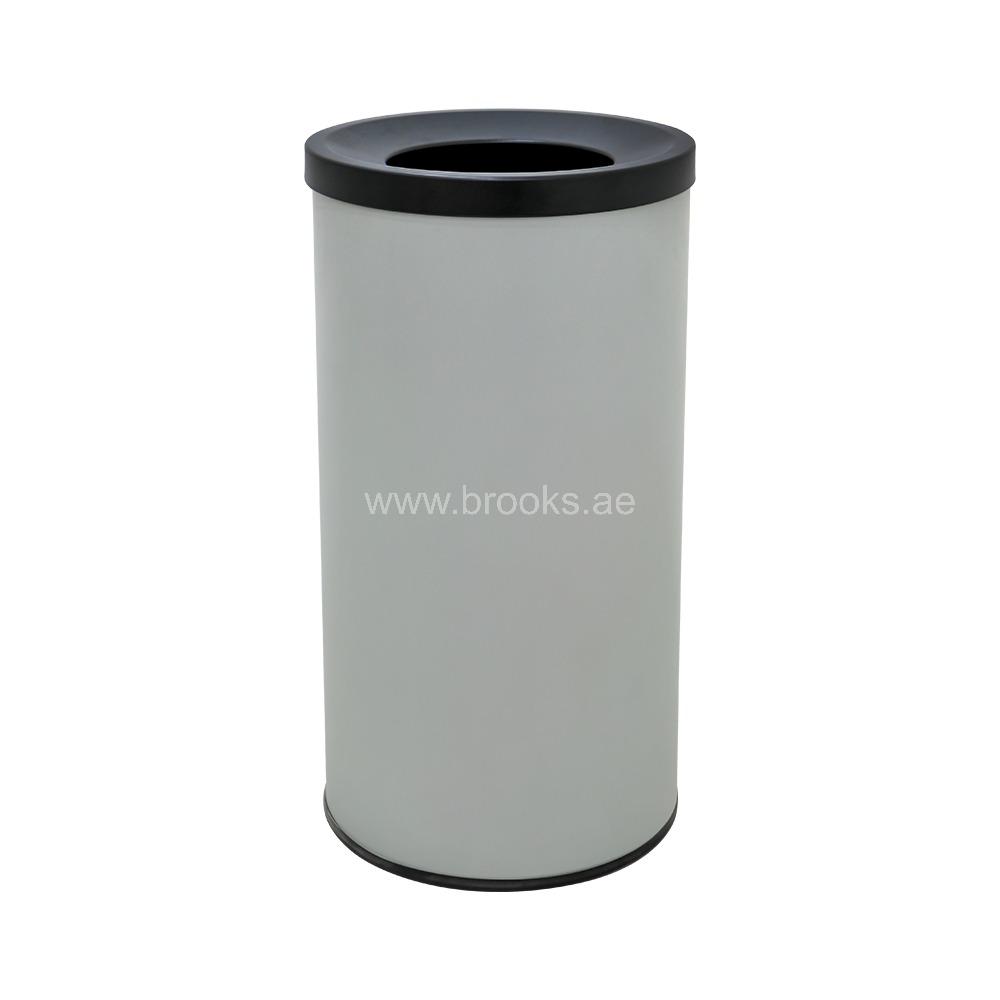 Brooks DALO Open Bin 25ltr. Grey with Black Lid 