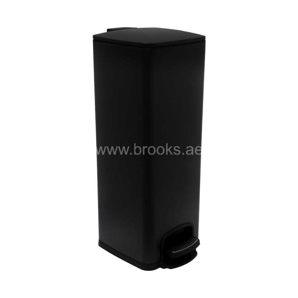 Brooks MARX Pedal Bin Full Black 23Ltr
