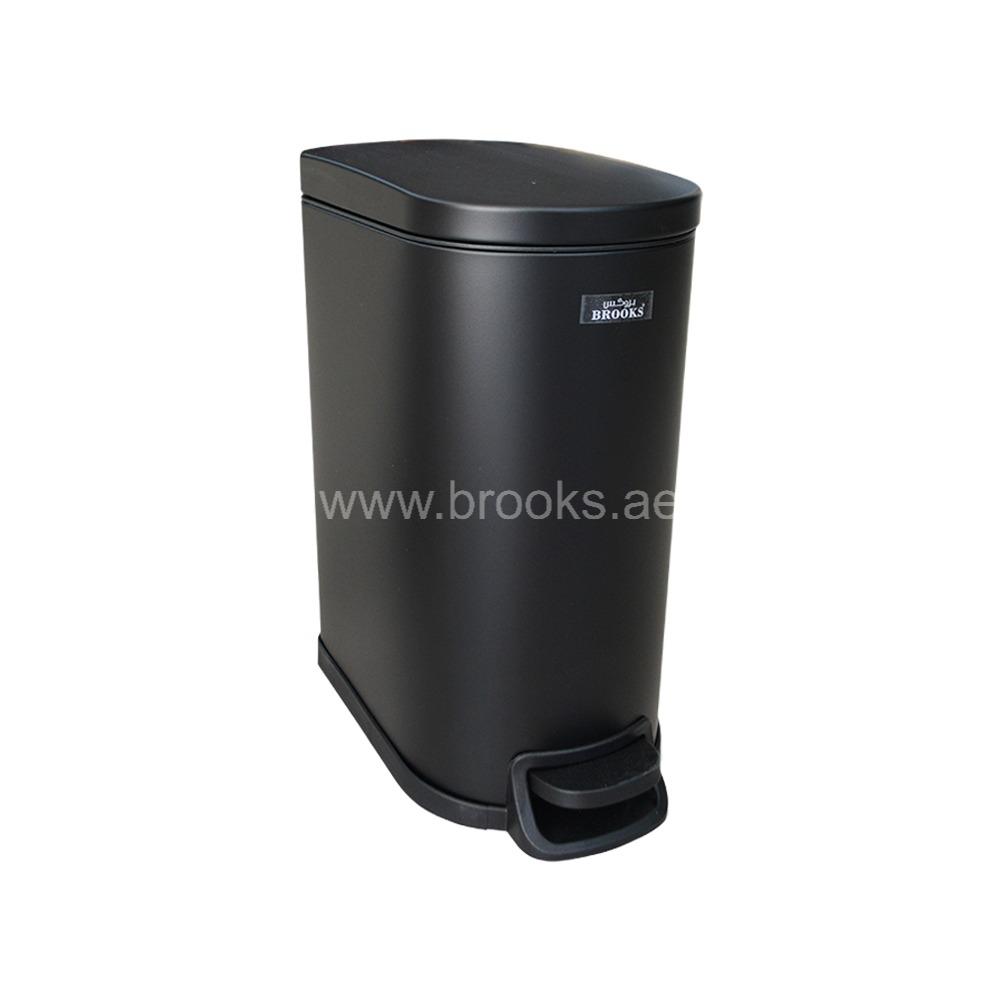 Brooks FERITO SS Pedal Bin 10Ltr Black