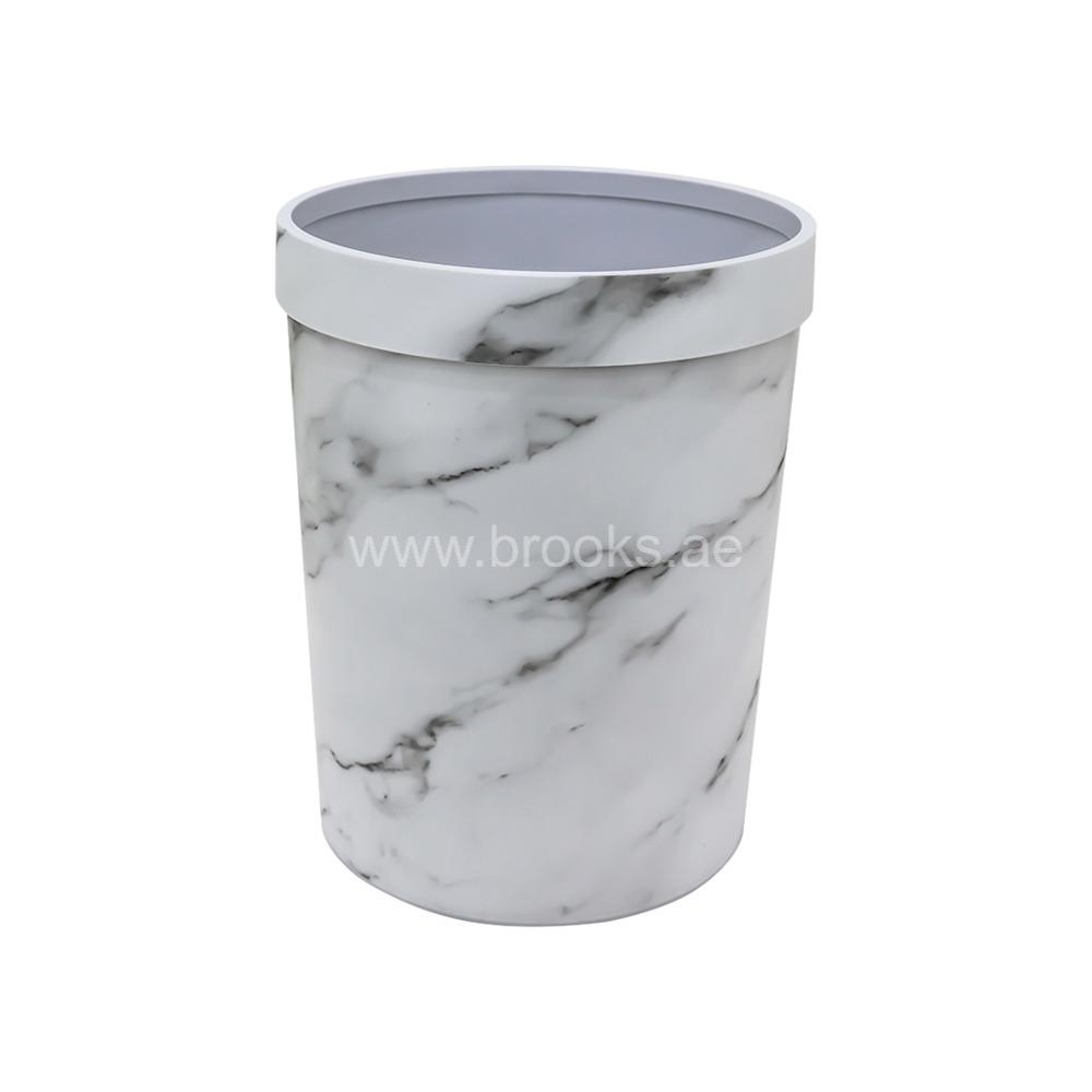 Brooks LUXOR Plastic Round Dust Bin with Printing 9Ltr