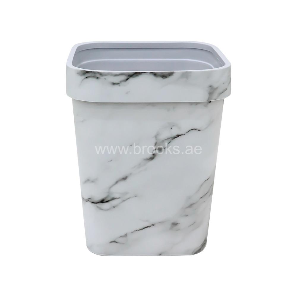 Brooks LUXOR Plastic Square Dust Bin with Printing 13Ltr