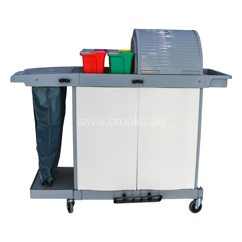 Brooks Janitorial Multifunction Service Cart 
