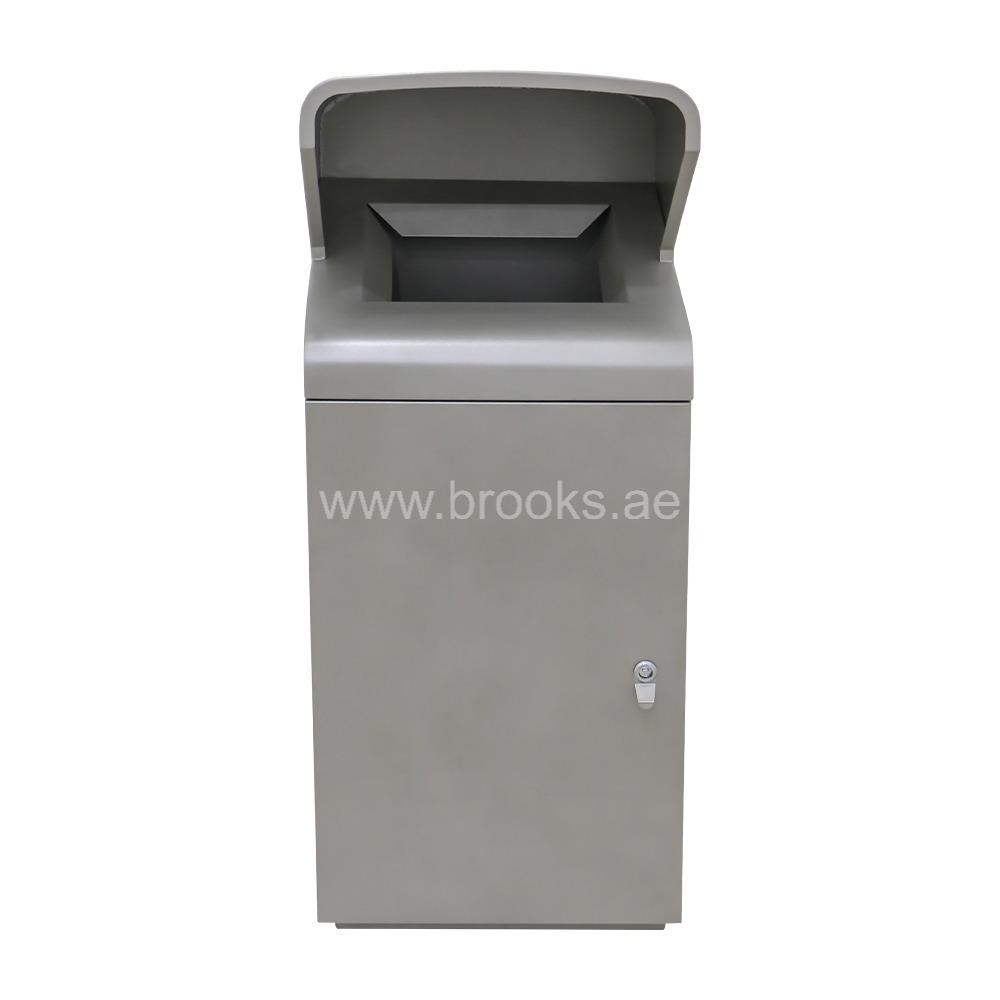 Brooks Metal Square Open Bin 80Ltr