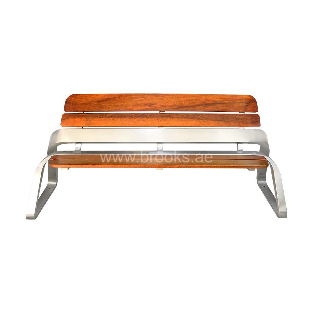 Brooks Revo Wooden+Metal Outdoor Bench 180cm