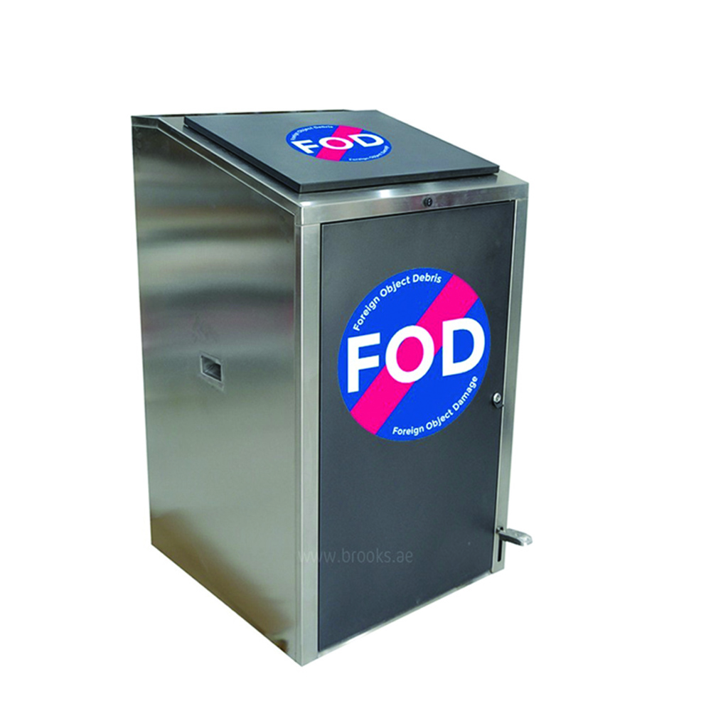 Brooks DEXI SS Square Pedal Bin 240Ltr