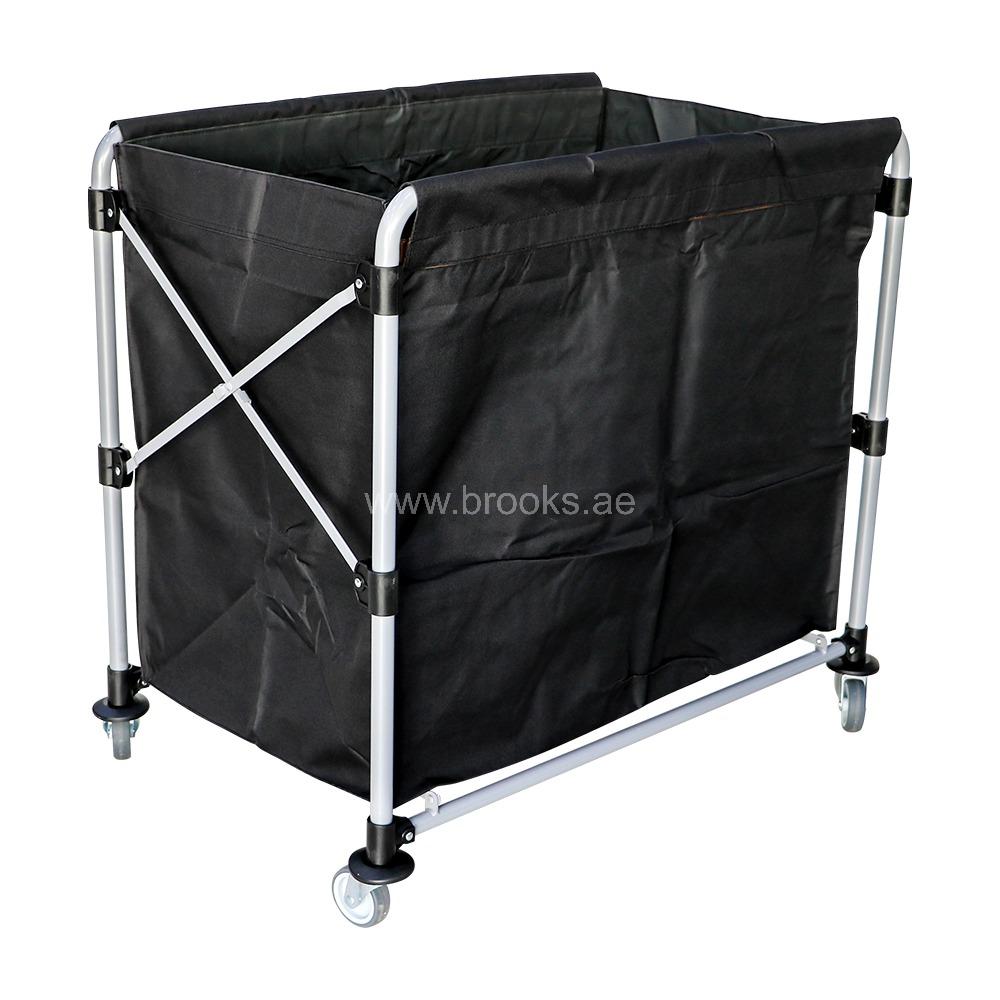 Brooks Zigma MS+Black Bag Laundry Cart 300Ltr
