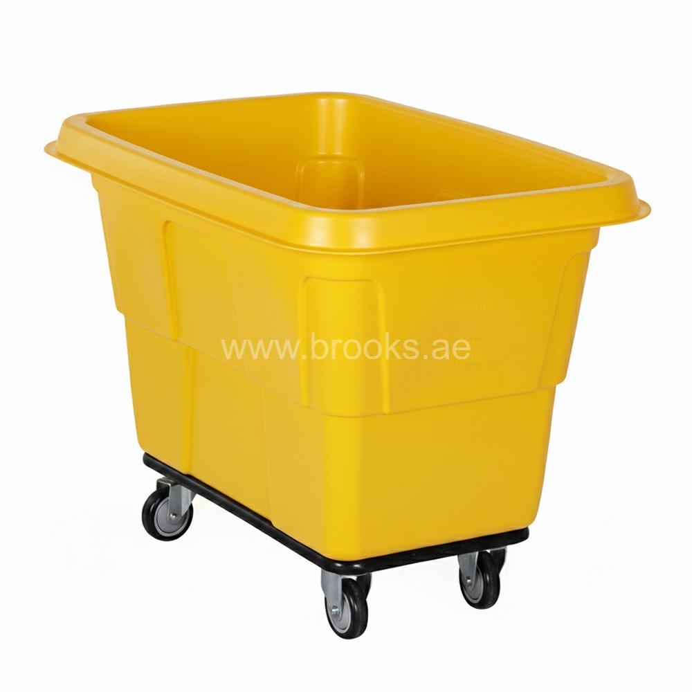 Brooks Relva Steel Base Cube Truck 8cu.ft 500LB yellow 226ltr