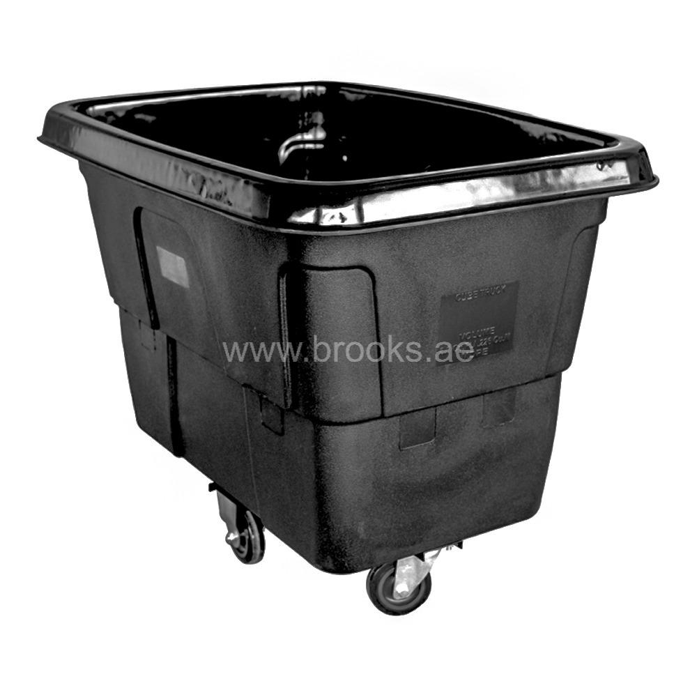 Brooks Relva Steel Base Cube Truck 8cu.ft 300LB yellow 226ltr