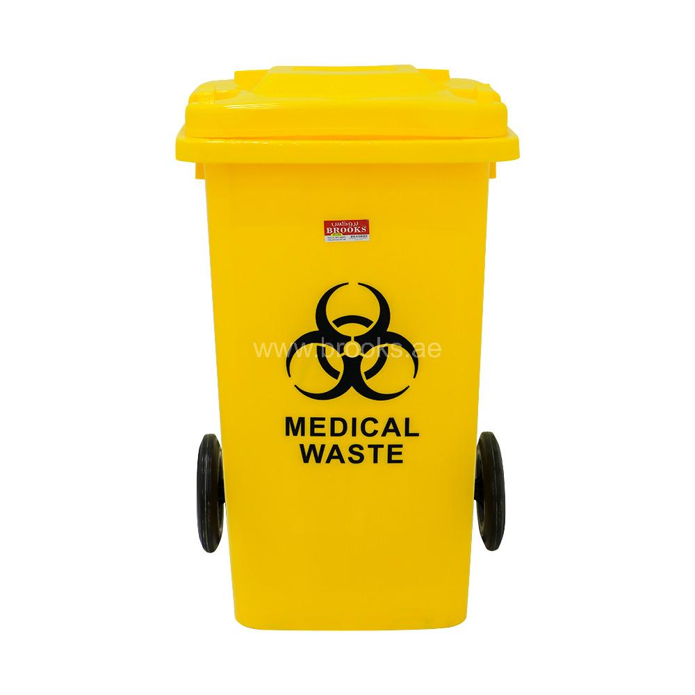 Brooks Classic Medical Waste Bin 100Ltr with Wheel