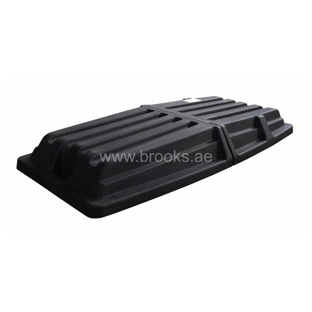 Brooks Tilt Truck Hinged Lid for 1/2 cu.yd Black