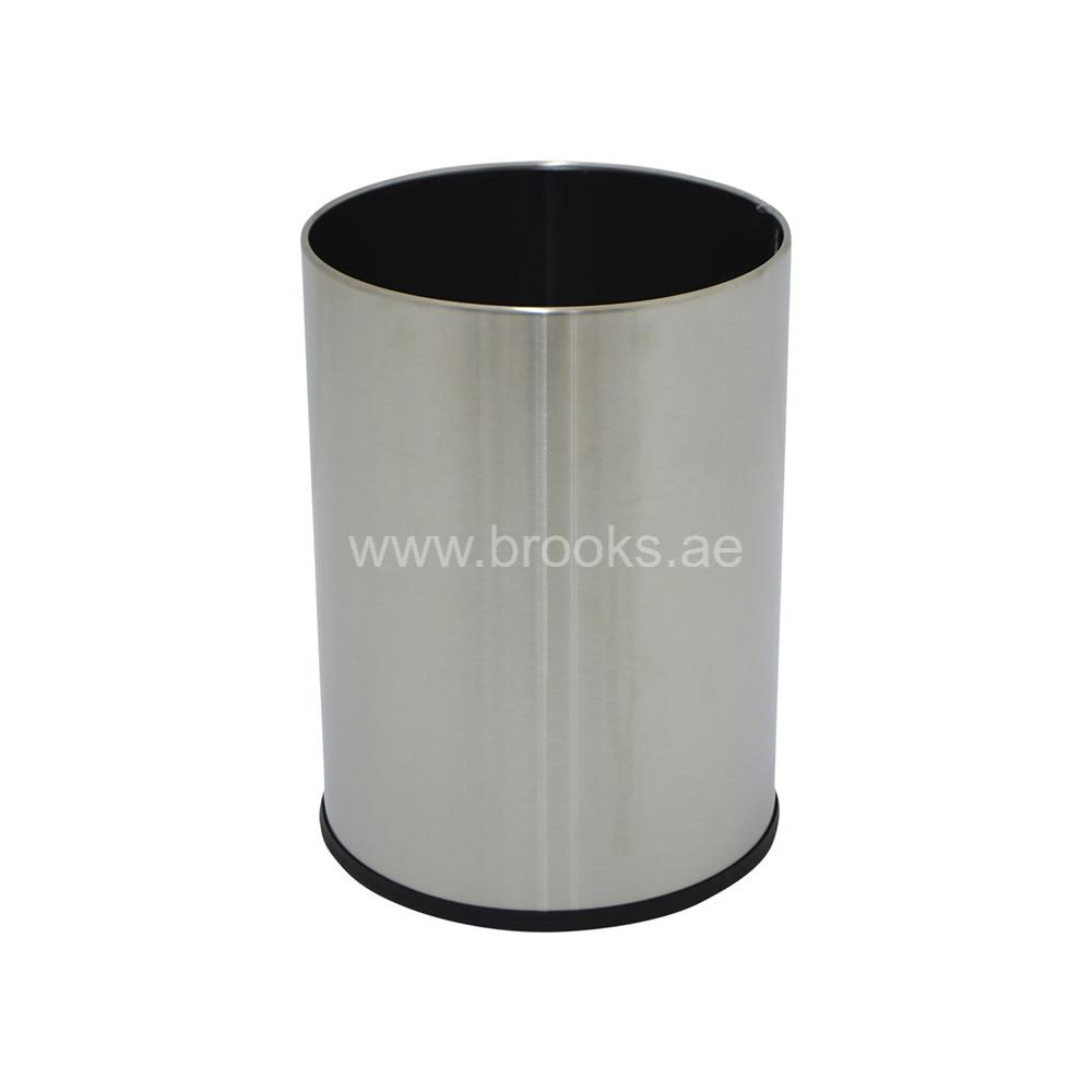Brooks Taxomy SS Room Waste Open Bin 8ltr