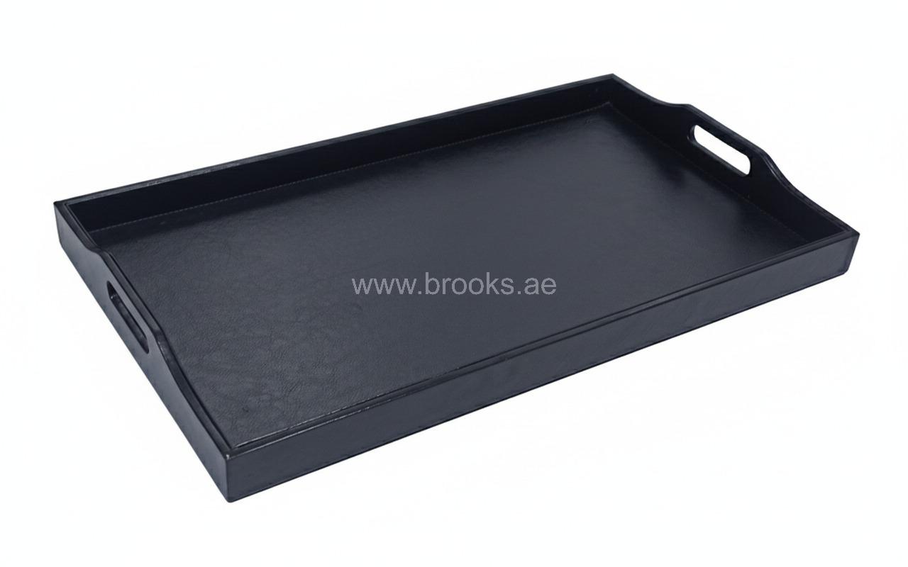 Brooks Rectangular Serving Tray Black
