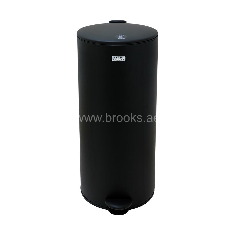 Brooks Fabio FRP Pedal Bin 30Ltr Black