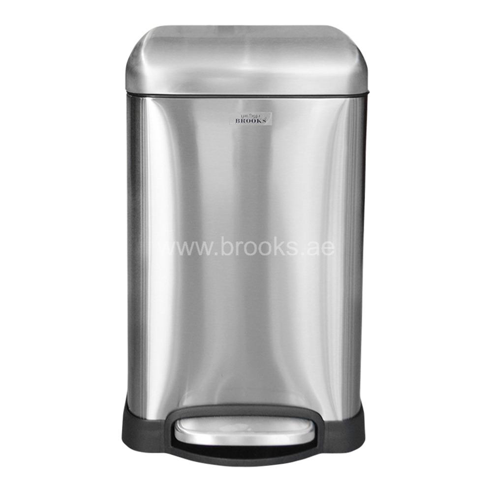 Brooks Fine SS FRP Softclose Pedal Bin 20Ltr