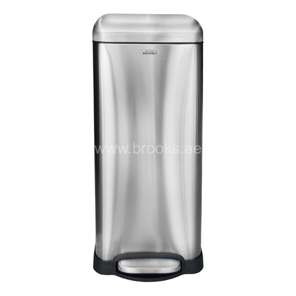 Brooks Fine SS FRP Softclose Pedal Bin 30Ltr