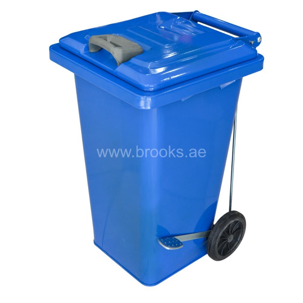 Brooks Eylak Metal Side Pedal Bin 100Ltr